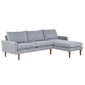 L-Shaped Sofa with Padded Cashmere: Multi-functional Design, Modern Luxury Appearance - Ideal for Living Rooms, Apartments - Easy Assembly & Maintenan