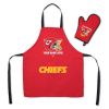 [Personalization Only] Chiefs Apron & BBQ Mitt Set