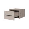 Mitchell Light Gray Wall-Mounted Floating Nightstand