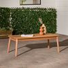 Contemporary Eucalyptus Wood Patio Coffee Table ‚Äì Natural